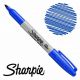 MARCADOR PERMANENTE FINO  AZUL  SHARPIE