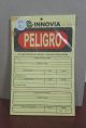 TARJETON PELIGRO (TARJETA PARA CANDADEO)